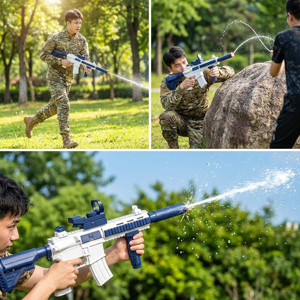 AQUASTRIKE™ M416 – Automatyczny Pistolet na Wodę Przygotuj się na prawdziwą wodną bitwę.